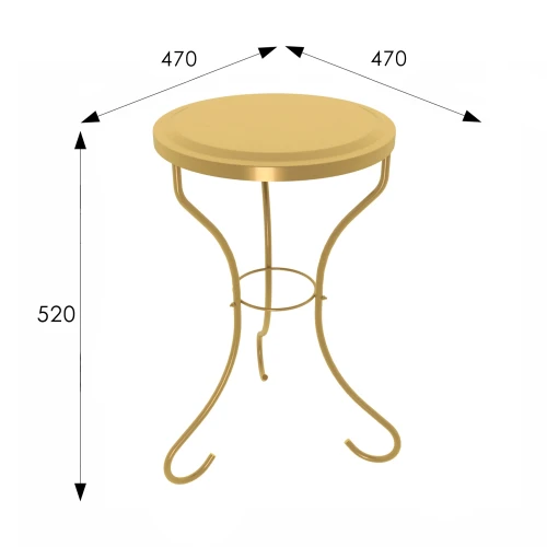 Столик журнальный SHT-CT10 золото