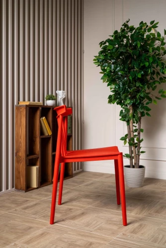 Пластиковый стул KAI красный