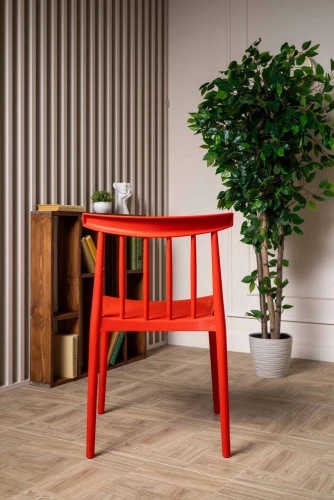 Пластиковый стул KAI красный