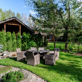 Обеденный комплект FIONA из искусственного ротанга