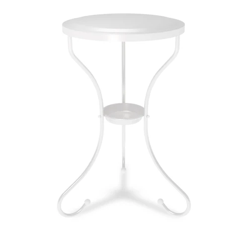 Столик журнальный SHT-CT10 белый муар