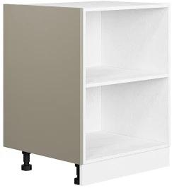 Фасад боковой Фьюжн для нижнего шкафа Silky Grey