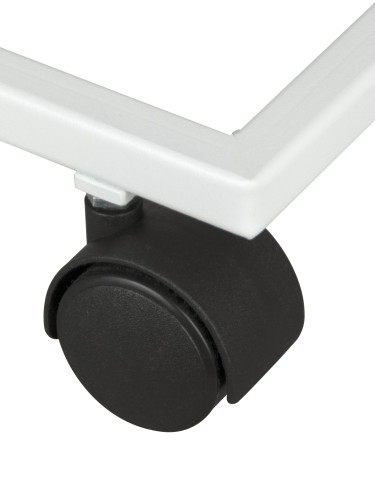 Стол приставной МеталлАрт М007 белый мрамор/белый