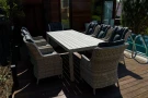 Обеденный комплект из искусственного ротанга Венеция 230 + 8 кресел Бергамо
