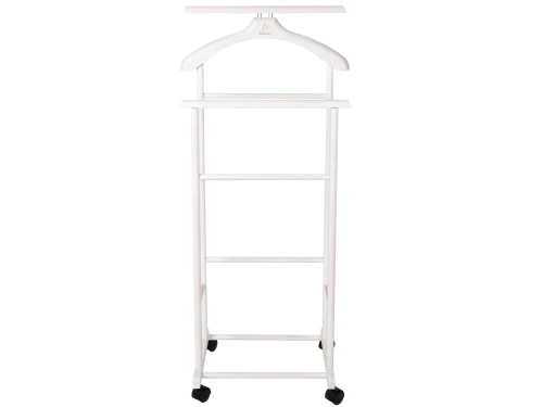 Вешалка костюмная на колесах В 22Н белый