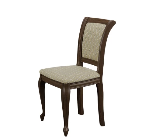 Стул Кабриоль, Орех тёмный, ткань Призма 37/1