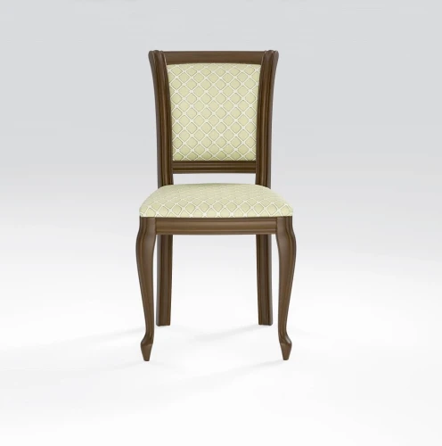 Стул Кабриоль, Орех тёмный, ткань Призма 37/1