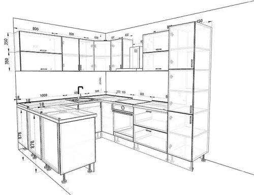 Кухня Европа Комплектация 11