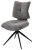 Стул ДЕЛИ (DELI) 360 град, цвет СЕРЫЙ H300126-3, ткань / ЧЕРНЫЙ каркас, ®DISAUR