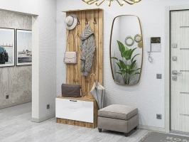 Готовая прихожая Стиль-01 Angel/Дуб Вотан