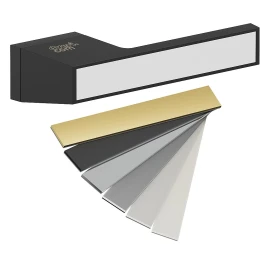 Ручка дверная BRAVO AS2-612 SBlack/7D