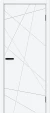 Межкомнатная дверь BRAVO Граффити-5.Д White Pro