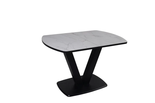 Стол Саен 14 Черный/Жемчужный Перито