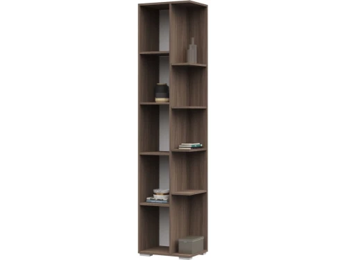 Пенал-стеллаж Вегас, кофе с молоком/шимо темный