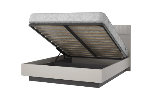 VINATI, Кровать 160 с подъемником. Цвет ПЕРСИДСКИЙ ЖЕМЧУГ/ АМАРОК