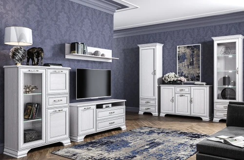 Полка В, TIFFANY, цвет вудлайн кремовый