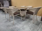 Обеденный комплект стол Руардин + 6 кресел Греция Wood