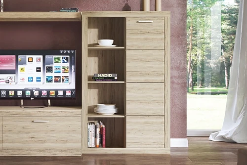 Шкаф комбинированный 1D OSKAR , цвет дуб Санремо