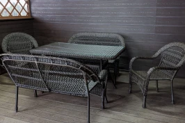 Комплект мебели из искусственного ротанга Мэдисон НЬЮ (Medison) Family Set NEW без подушек