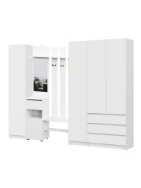 Прихожая Бали, Белый. Комплект 5