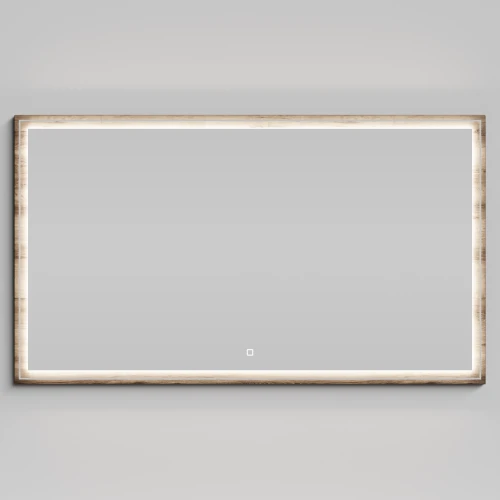 Зеркало Лайт 140, Дуб крымский коричневый ПВХ 131005-9005