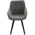 Стул «Торрес», велюр Бренди грей, каркас вращения черный