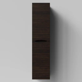 Пенал Лайт 35 подвесной, Палисандр ПВХ 43101, левый, бельевая корзина