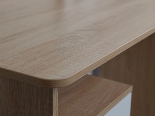 Стол «Гарвард» 120 3ящ, Дуб сонома/Белый