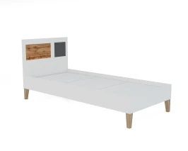 Кровать STORY, Белый шёлк