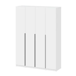 Шкаф распашной с наполнением (13 полок + 2 ящика) ШК 5 (1600), Белый