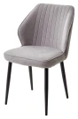 Стул VENA, цвет B22 Серый, велюр / черный каркас М-City