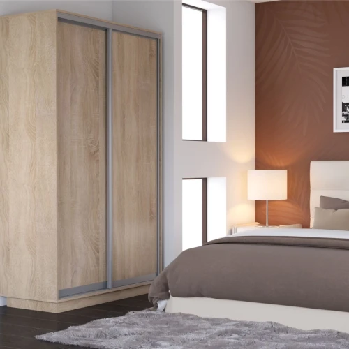 Шкаф-купе Тетрис 120/220 ДД, Дуб сонома