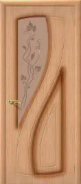 Межкомнатная дверь шпон BRAVO Лагуна Ф-01 (Дуб) Худ.