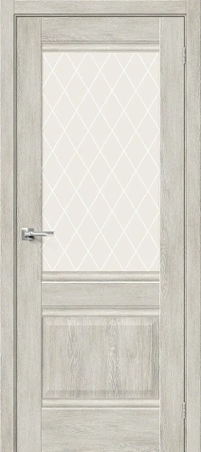 Межкомнатная дверь экошпон Прима-3 Chalet Provence White Сrystal