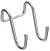Крючок двойной Хром