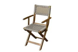 Стул из акации CALISTO складной с подлокотниками  Joygarden
