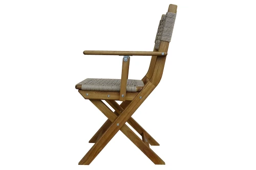 Стул из акации CALISTO складной с подлокотниками  Joygarden