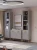 Шкаф витрина 450 Капри 2 правая, серый