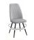 Стул DikLine 327 поворотный B22 GREY, ножки черные