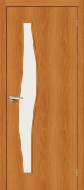 Межкомнатная дверь BRAVO 6С Л-12 (МиланОрех) Сатинато