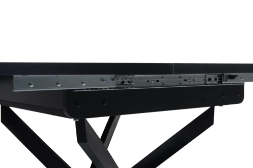 Стол Андромеда D100, Черный/Мрамор