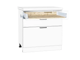 Ящик низкий POWER BOX1 Дуб Вотан/W Белый 85*768*447