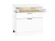 Ящик низкий POWER BOX1 Дуб Вотан/W Белый 85*768*447