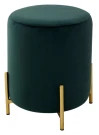 Пуф для гостиной RICE BLUVEL-78 GREEN / GOLD М-City Пуф для гостиной RICE BLUVEL-78 GREEN / GOLD М-City