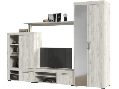 Шкаф «Гранд» ШК-3, дуб крафт белый