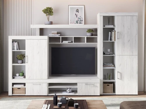 Шкаф «Гранд» ШК-3, дуб крафт белый