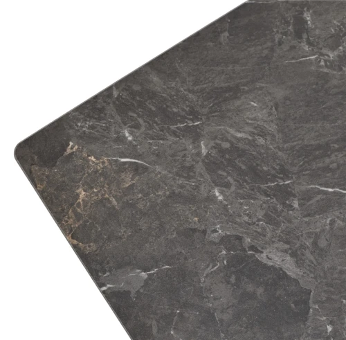 Стол ALES 180 BLACK GRAVE SOLID CERAMIC, керамика / бронзовый, ®DISAUR