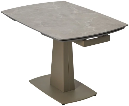 Стол BALDE 120 MATT LATTE STONE SOLID CERAMIC/ TAUPE, ®DISAUR