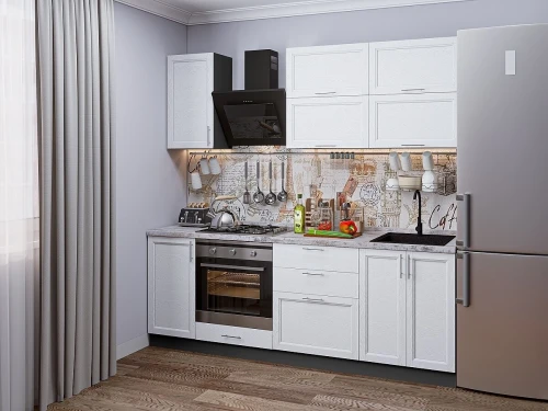 Модульная кухня Сканди-01 White Softwood