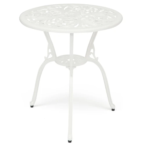 Комплект Secret De Maison Romance (стол +2 стула) алюминиевый сплав, D60/H67, 53х41х89см, butter white